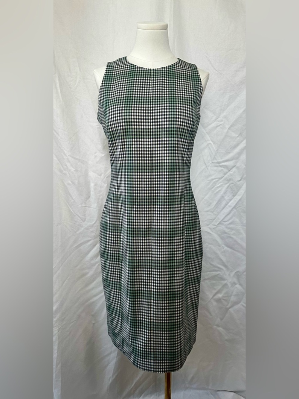 MM Lafleur Constance 2,0 Check Plaid Dress- Sharkskin